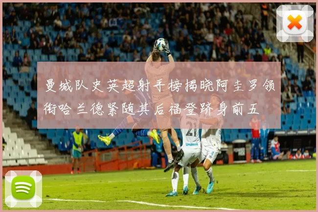 曼城队史英超射手榜揭晓阿圭罗领衔哈兰德紧随其后福登跻身前五